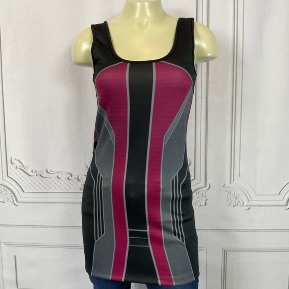 WeLoveFine x Marvel Avengers Age of Ultron Hawkeye Tunic Top Mesh Back Small - Picture 2 of 6